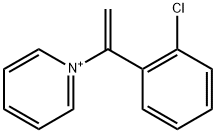 1-[1-(2-chlorophenyl)vinyl]pyridinium,105246-55-7,结构式