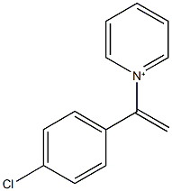 1-[1-(4-chlorophenyl)vinyl]pyridinium Structure