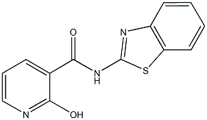 N-(1,3-benzothiazol-2-yl)-2-hydroxynicotinamide Structure