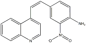 4-(2-{4-amino-3-nitrophenyl}vinyl)quinoline|