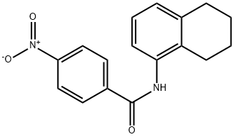 4-nitro-N-(5,6,7,8-tetrahydronaphthalen-1-yl)benzamide Structure