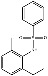 N-(2-ethyl-6-methylphenyl)benzenesulfonamide Struktur