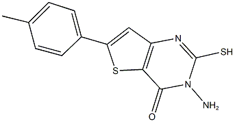 3-amino-6-(4-methylphenyl)-2-sulfanylthieno[3,2-d]pyrimidin-4(3H)-one|