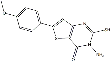 1065090-28-9 3-amino-6-(4-methoxyphenyl)-2-sulfanylthieno[3,2-d]pyrimidin-4(3H)-one