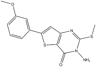 1065090-29-0 3-amino-6-(3-methoxyphenyl)-2-(methylsulfanyl)thieno[3,2-d]pyrimidin-4(3H)-one