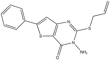 2-(allylsulfanyl)-3-amino-6-phenylthieno[3,2-d]pyrimidin-4(3H)-one|