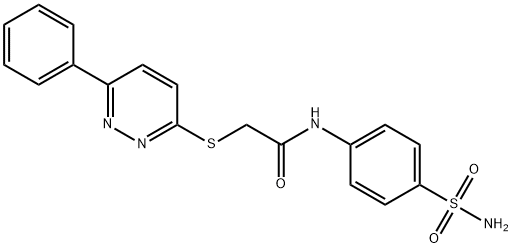 N-[4-(aminosulfonyl)phenyl]-2-[(6-phenyl-3-pyridazinyl)sulfanyl]acetamide|