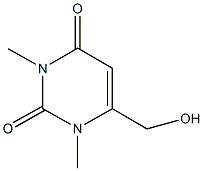 6-(hydroxymethyl)-1,3-dimethyl-2,4(1H,3H)-pyrimidinedione Structure