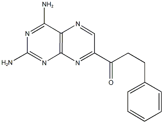 1-(2,4-diamino-7-pteridinyl)-3-phenyl-1-propanone|