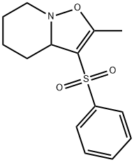 2-methylene-3-(phenylsulfonyl)hexahydro-2H-isoxazolo[2,3-a]pyridine,107403-02-1,结构式