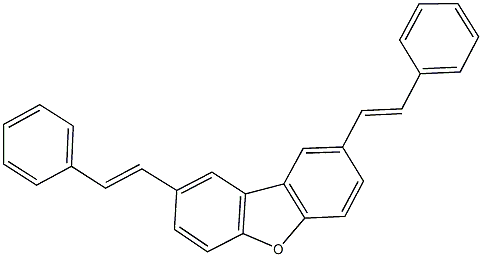 2,8-bis(2-phenylvinyl)dibenzo[b,d]furan Structure