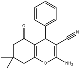 2-amino-7,7-dimethyl-5-oxo-4-phenyl-5,6,7,8-tetrahydro-4H-chromene-3-carbonitrile|