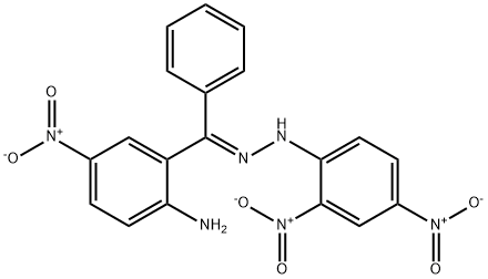 {2-amino-5-nitrophenyl}(phenyl)methanone {2,4-bisnitrophenyl}hydrazone,107836-73-7,结构式