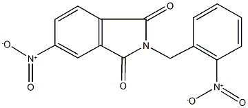 5-nitro-2-{2-nitrobenzyl}-1H-isoindole-1,3(2H)-dione 结构式