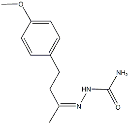 4-(4-methoxyphenyl)-2-butanone semicarbazone Structure