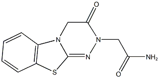 2-(3-oxo-3,4-dihydro-2H-[1,2,4]triazino[3,4-b][1,3]benzothiazol-2-yl)acetamide Structure