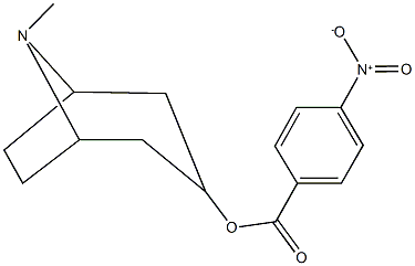 8-methyl-8-azabicyclo[3.2.1]oct-3-yl 4-nitrobenzoate Structure