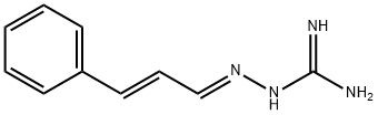 2-(3-phenyl-2-propenylidene)hydrazinecarboximidamide 结构式
