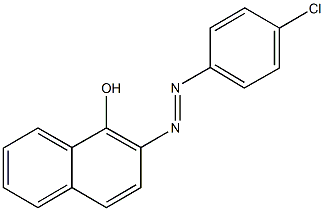 2-[(4-chlorophenyl)diazenyl]-1-naphthol Structure