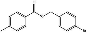 4-bromobenzyl 4-methylbenzoate Structure