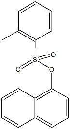 1-naphthyl 2-methylbenzenesulfonate Structure