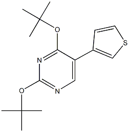 2,4-ditert-butoxy-5-(3-thienyl)pyrimidine|