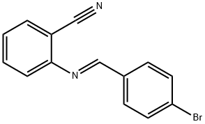 2-[(4-bromobenzylidene)amino]benzonitrile,1093391-87-7,结构式