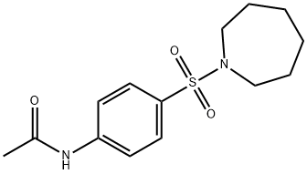 N-[4-(azepan-1-ylsulfonyl)phenyl]acetamide 结构式