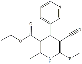 ethyl 5-cyano-2-methyl-6-(methylsulfanyl)-1,4-dihydro-3