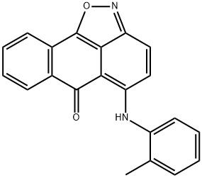 5-(2-toluidino)-6H-anthra[1,9-cd]isoxazol-6-one|