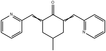 4-methyl-2,6-bis(2-pyridinylmethylene)cyclohexanone Structure