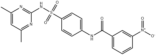 110149-75-2 N-(4-{[(4,6-dimethyl-2-pyrimidinyl)amino]sulfonyl}phenyl)-3-nitrobenzamide