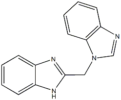 1-(1H-benzimidazol-2-ylmethyl)-1H-benzimidazole Struktur