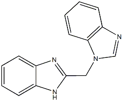 1-(1H-benzimidazol-2-ylmethyl)-1H-benzimidazole 结构式