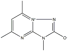 3,5,7-trimethyl-3H-[1,2,4]triazolo[1,5-a]pyrimidin-8-ium-2-olate,110871-17-5,结构式