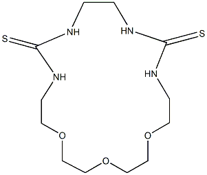 1,14,17-trioxa-4,6,9,11-tetraazacyclononadecane-5,10-dithione Struktur