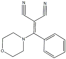 2-[4-morpholinyl(phenyl)methylene]malononitrile Structure