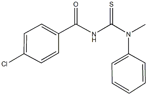 N'-(4-chlorobenzoyl)-N-methyl-N-phenylthiourea|