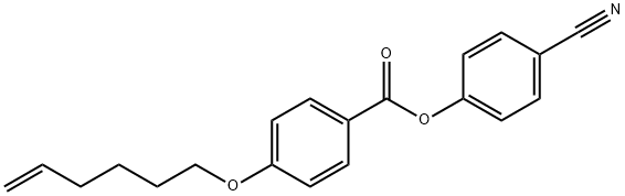 4-cyanophenyl 4-(5-hexenyloxy)benzoate 结构式