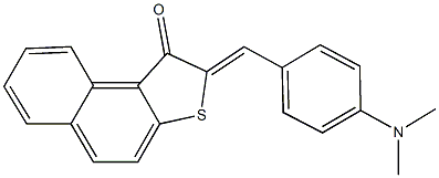 2-[4-(dimethylamino)benzylidene]naphtho[2,1-b]thiophen-1(2H)-one 结构式