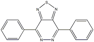 4,7-diphenyl[1,2,5]thiadiazolo[3,4-d]pyridazine 化学構造式