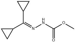 methyl 2-(dicyclopropylmethylene)hydrazinecarboxylate Struktur