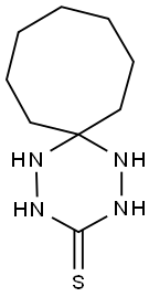 1,2,4,5-tetraazaspiro[5.7]tridecane-3-thione,112919-47-8,结构式