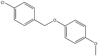 1-[(4-chlorobenzyl)oxy]-4-methoxybenzene 结构式