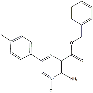 benzyl 3-amino-6-(4-methylphenyl)pyrazine-2-carboxylate 4-oxide Structure