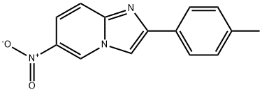 6-nitro-2-(4-methylphenyl)imidazo[1,2-a]pyridine 结构式