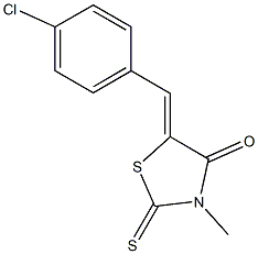 1133954-10-5 5-(4-chlorobenzylidene)-3-methyl-2-thioxo-1,3-thiazolidin-4-one
