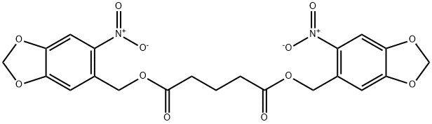 113489-34-2 bis[(6-nitro-1,3-benzodioxol-5-yl)methyl] pentanedioate