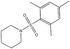 1-(mesitylsulfonyl)piperidine Struktur