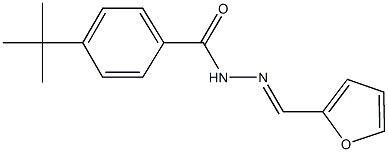 4-tert-butyl-N'-(2-furylmethylene)benzohydrazide|